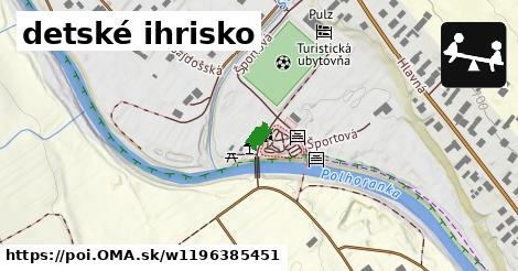 detské ihrisko