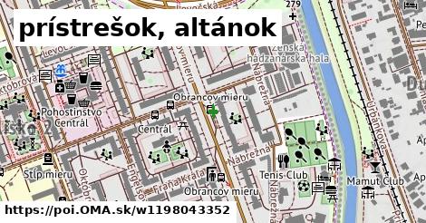 prístrešok, altánok