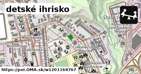 detské ihrisko