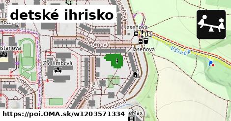 detské ihrisko