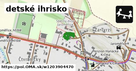 detské ihrisko