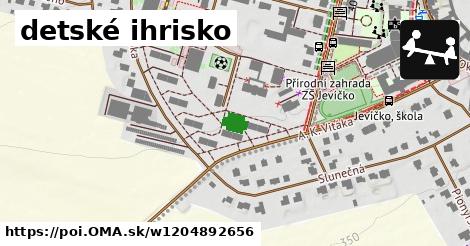 detské ihrisko