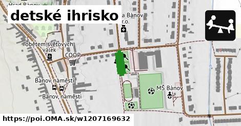 detské ihrisko