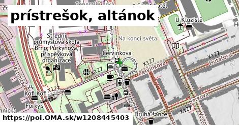 prístrešok, altánok