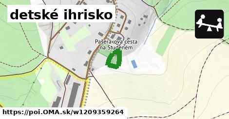 detské ihrisko