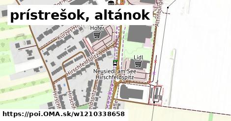 prístrešok, altánok