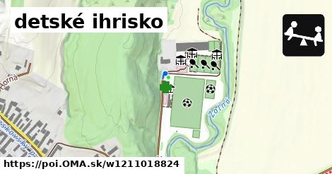 detské ihrisko