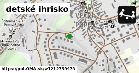 detské ihrisko