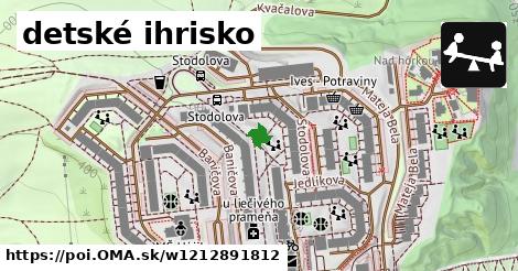 detské ihrisko