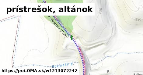 prístrešok, altánok