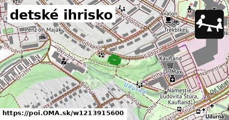 detské ihrisko