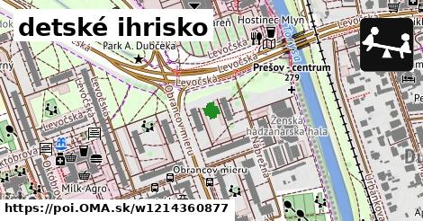 detské ihrisko