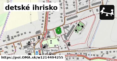 detské ihrisko