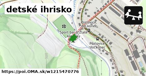 detské ihrisko