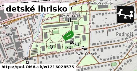 detské ihrisko