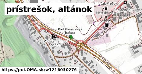 prístrešok, altánok