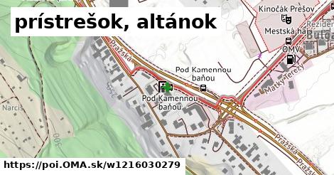 prístrešok, altánok