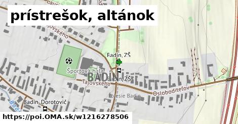 prístrešok, altánok