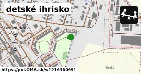 detské ihrisko