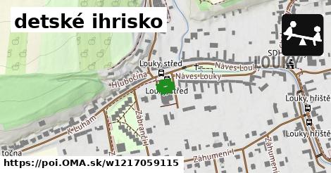 detské ihrisko