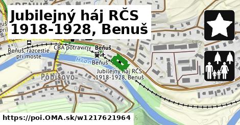 Jubilejný háj RČS 1918-1928, Benuš