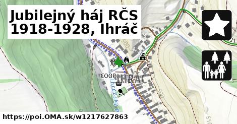 Jubilejný háj RČS 1918-1928, Ihráč