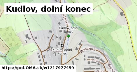 Kudlov, dolní konec