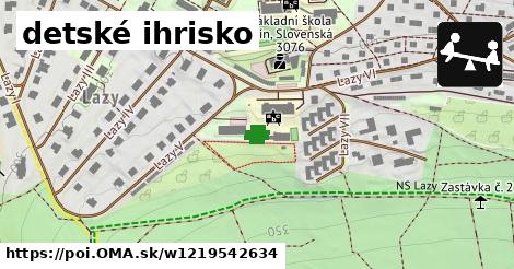 detské ihrisko