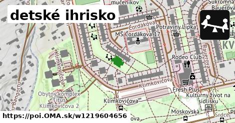 detské ihrisko