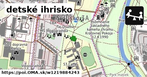 detské ihrisko