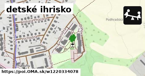 detské ihrisko