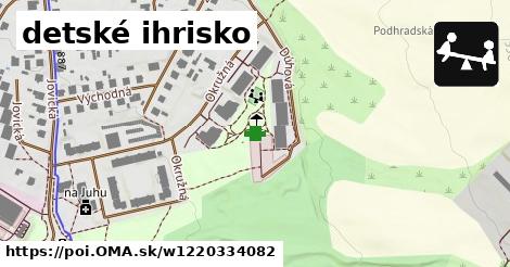 detské ihrisko