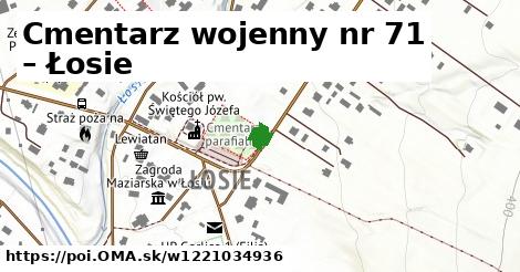 Cmentarz wojenny nr 71 – Łosie