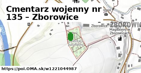 Cmentarz wojenny nr 135 – Zborowice