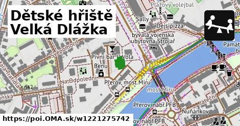 Dětské hřiště Velká Dlážka