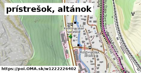 prístrešok, altánok