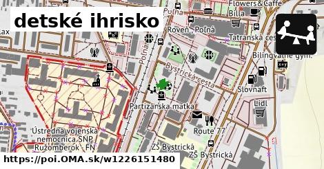 detské ihrisko