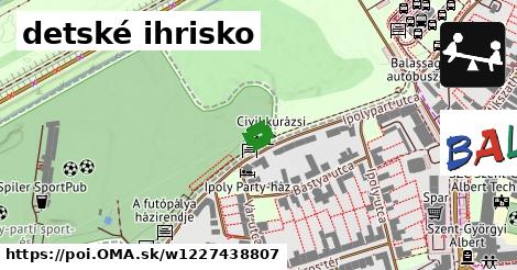 detské ihrisko