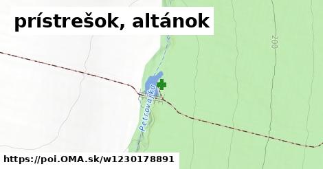 prístrešok, altánok