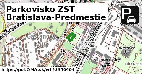 Parkovisko ŽST Bratislava-Predmestie