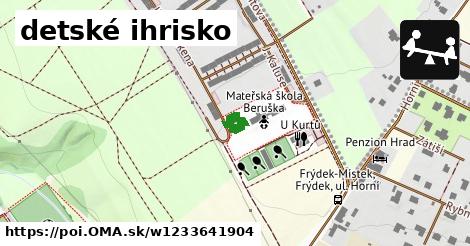 detské ihrisko