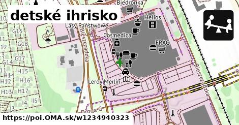 detské ihrisko