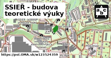 SSIEŘ - budova teoretické výuky