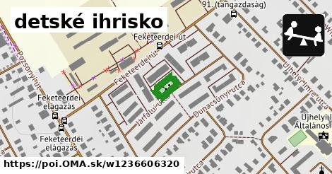 detské ihrisko