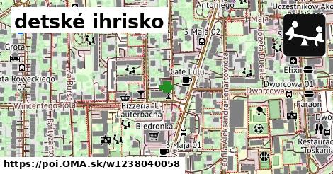 detské ihrisko