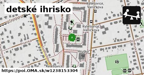 detské ihrisko