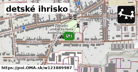 detské ihrisko