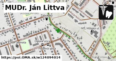 MUDr. Ján Littva