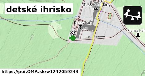 detské ihrisko