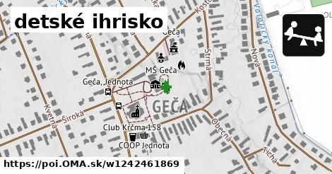 detské ihrisko